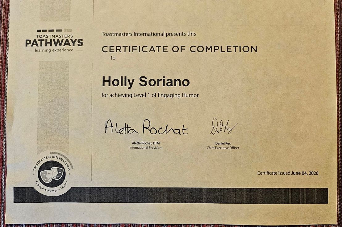 Level One Completed