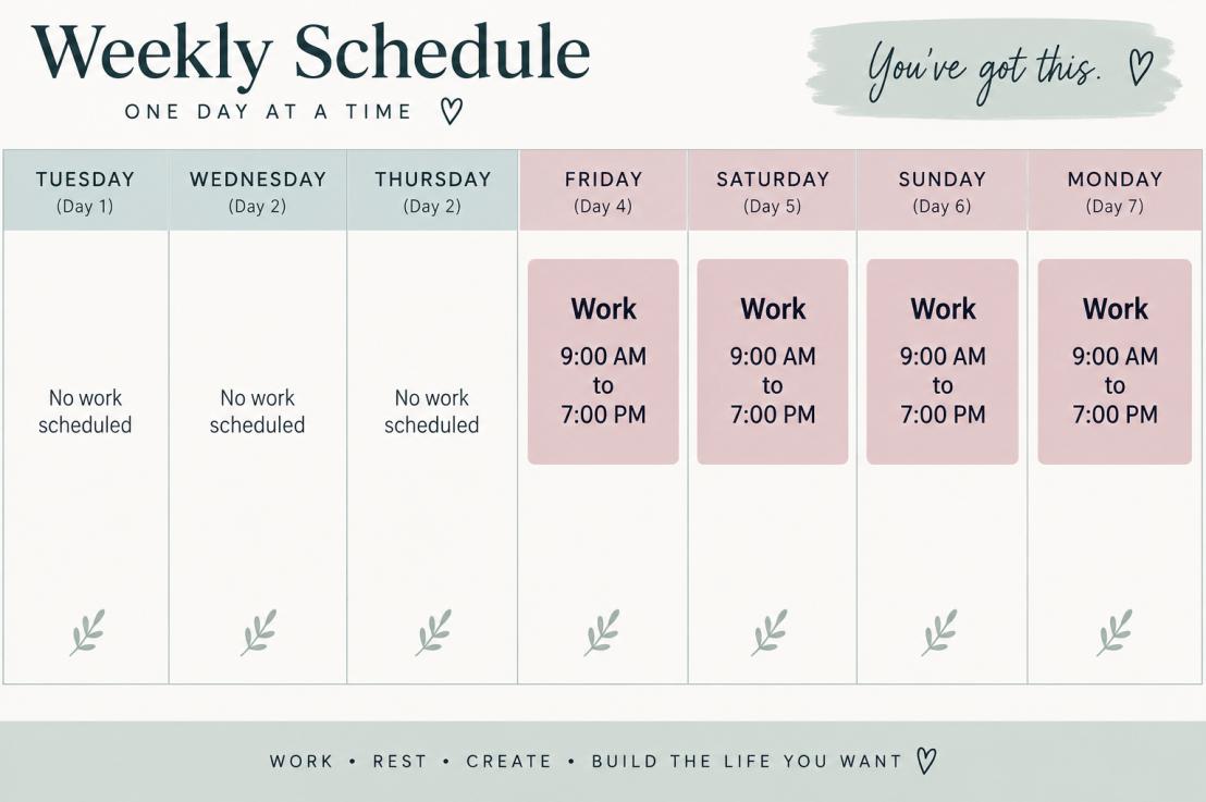 Fabulous Fridays: Set&nbsp;Schedule